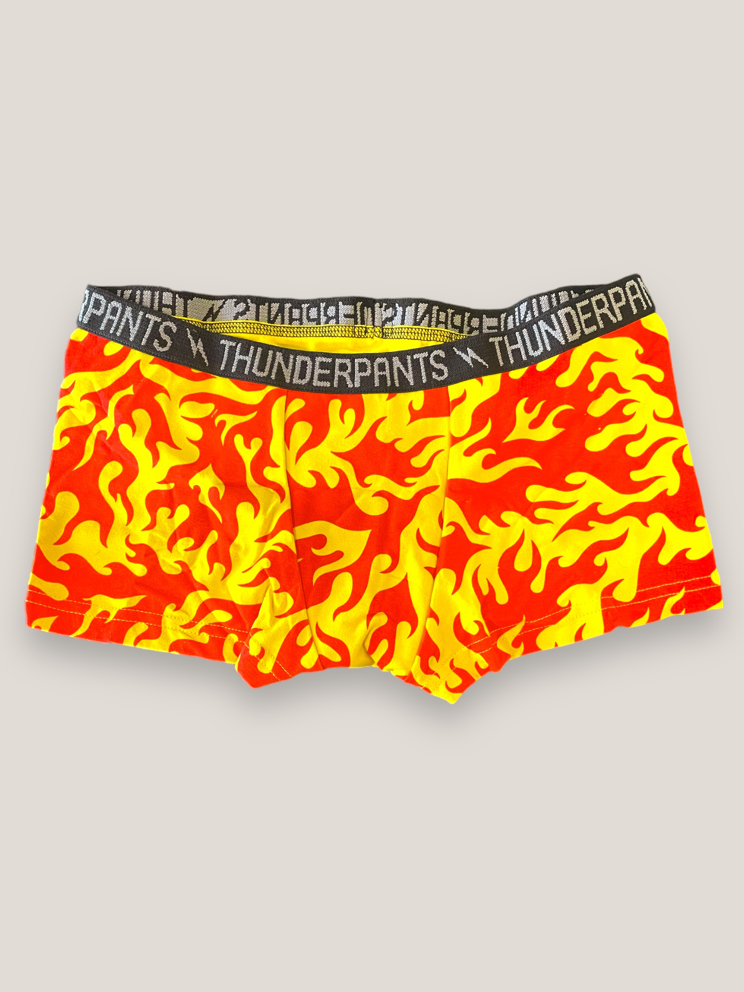 Flat Front Boxer Flames limited sizes Thunderpants NZ